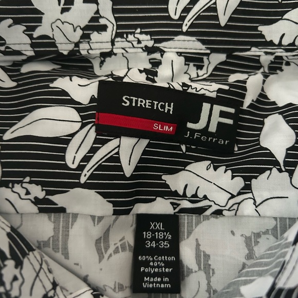 J Ferrar Men’s Dress Shirt XXL 18-181/2 34-35 - Picture 5 of 6